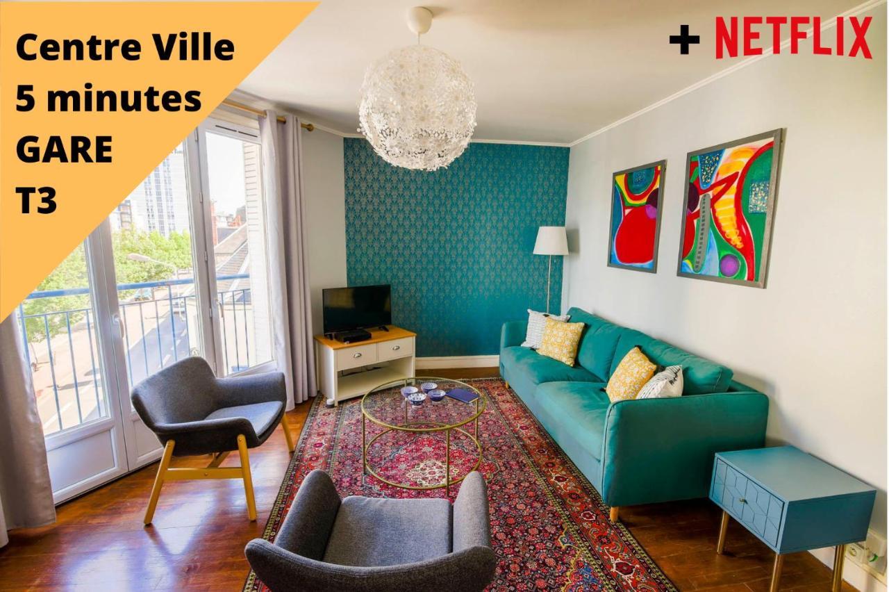 Appartement Rousseau - Centre Ville 5 Minutes Gare ตูร์ ภายนอก รูปภาพ